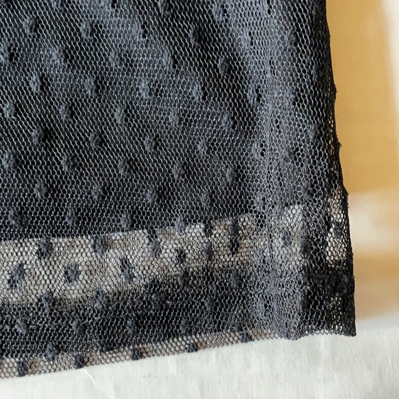 TEN SIXTY SHERMAN GIRLS Black Lace Top Size S - Picture 6 of 10